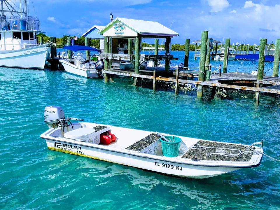 By the Seashore Spanish Wells boat 16' Carolina Skiff